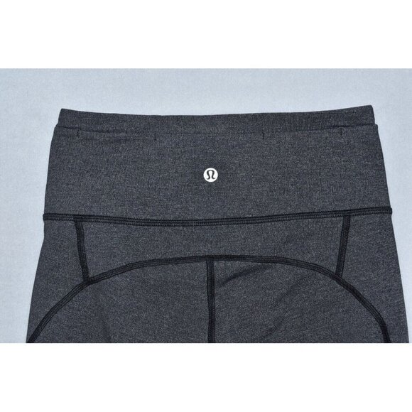 Lululemon Gear Up Women's Size 4 High Rise Crop Leggings Gray Athletic Yoga - Picture 8 of 12